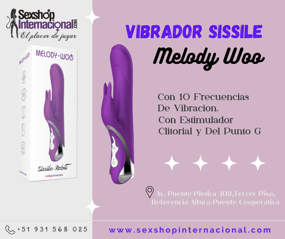 SISSILEPODEROSO VIBRADOR ESTIMULADOR CLITORIAL Y PUNTO GSEXSHOP